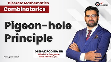 Lecture 27A - Pigeonhole Principle | Combinatorics | Discrete Mathematics | Deepak Poonia