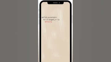 Easy Full Pyramid Pattern in Python #python #shorts #programming