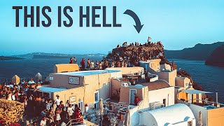 Santorini: How Mass Tourism Ruins This Unique Island