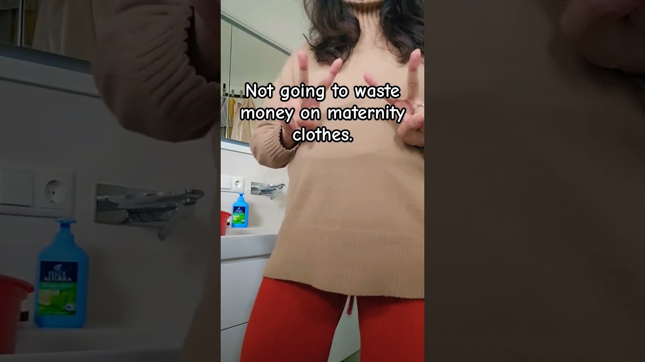 Millennials pregnancy clothing hack 