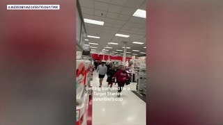 People go bonkers for pink Stanley cups