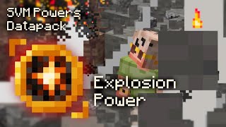 Explosion Power Data Pack Showcase - Minecraft 1.20.2