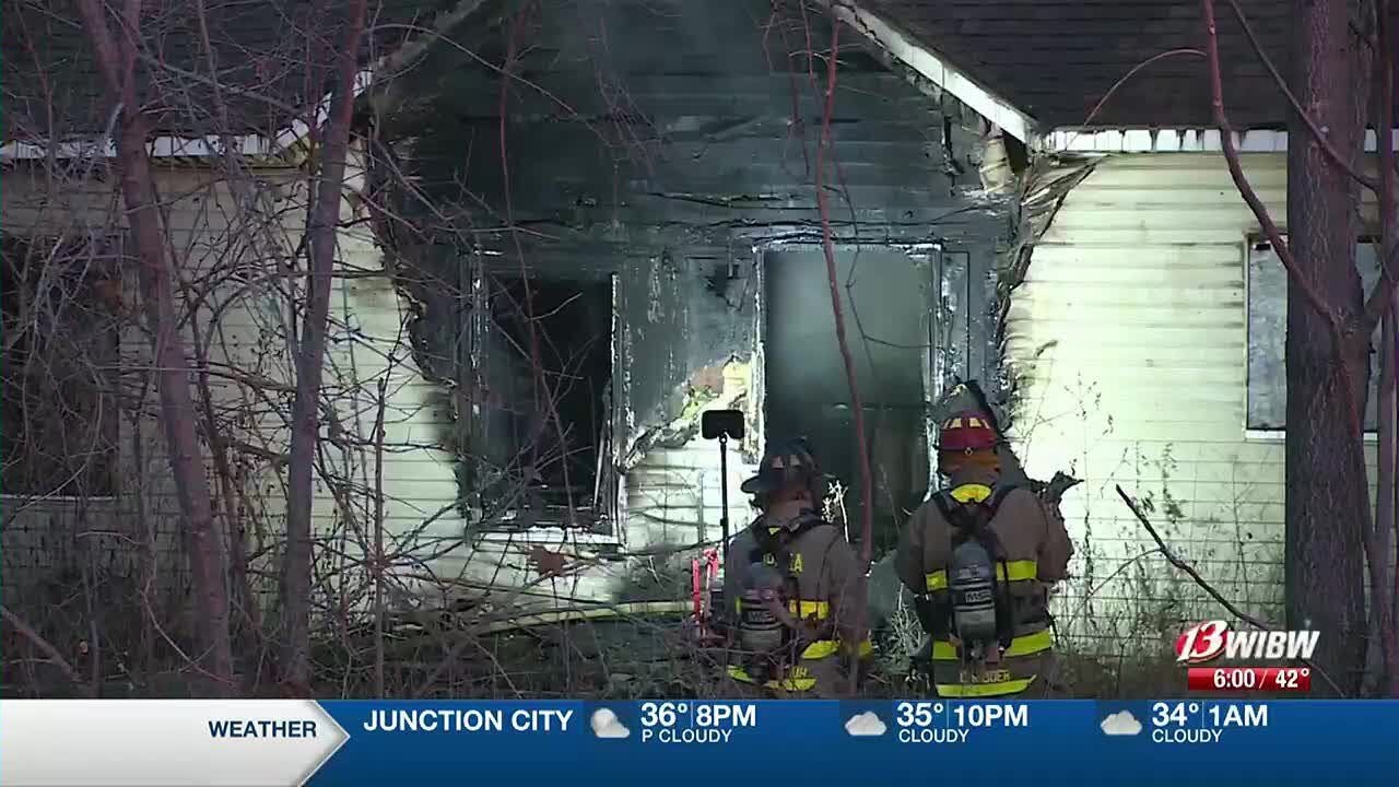 Fire crews respond to house fully engulfed in flames in east Topeka ...