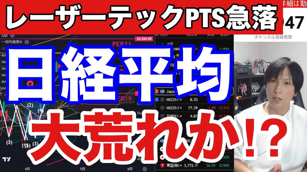 レーザーテック 株価 pts