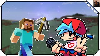 Playing Really Cool Minecraft Mod w/ Friends!! (Mob Mod) | FNF screenshot 5