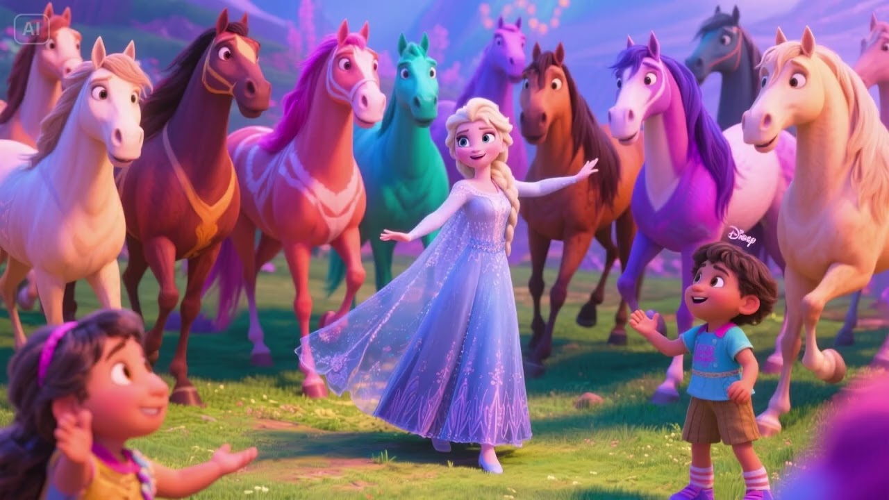 Elsa and the Wild Horse Herd 3 | The Frozen Wind Challenge