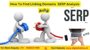 Daily SEO Fix Tutorial in Tamil  - How To Find Linking Domains with SERP Analysis