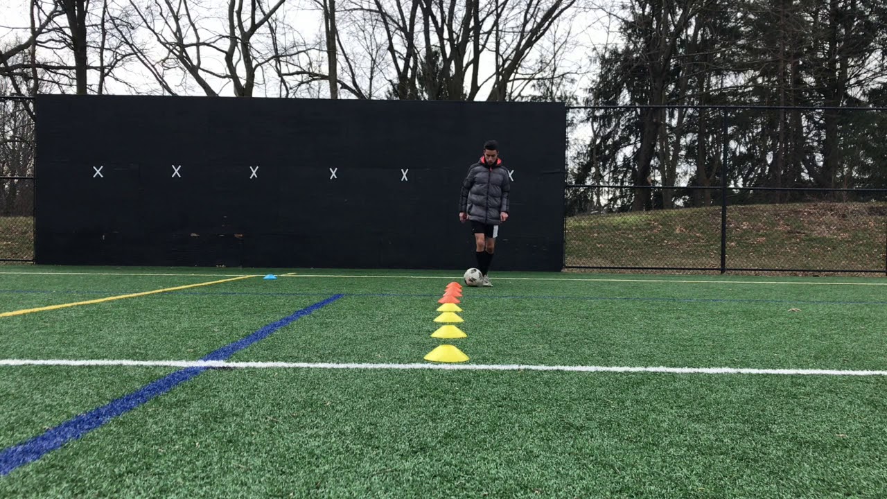 cone weave drill soccer cone weave drill soccer