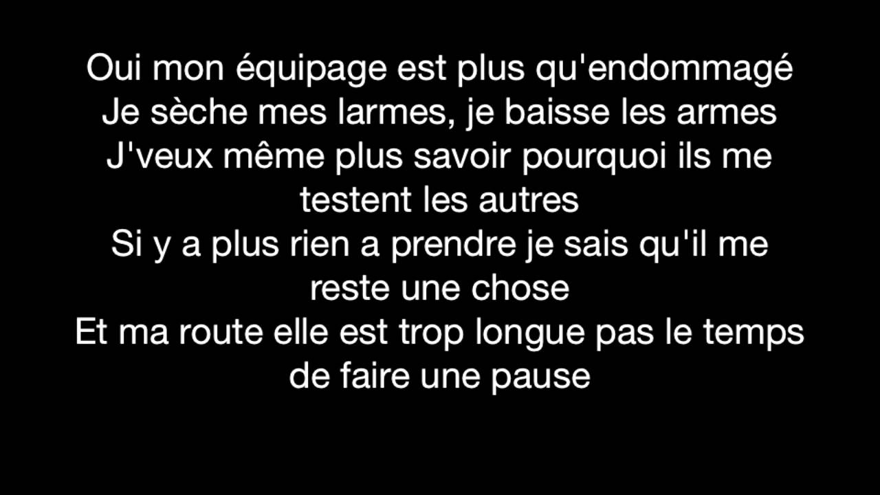 Sur ma route Black m avec paroles YouTube