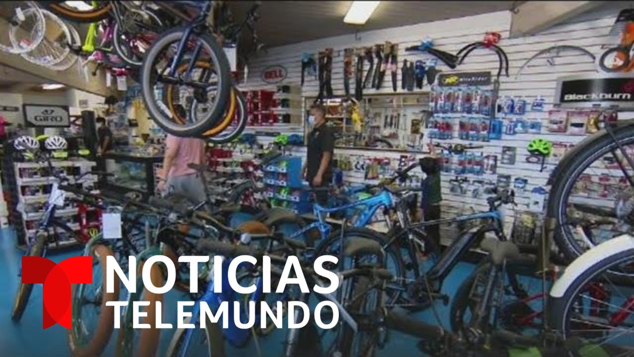 Coronavirus: La pandemia dispara la venta de bicicletas y provoca su  escasez en EE.UU. | Telemundo - YouTube
