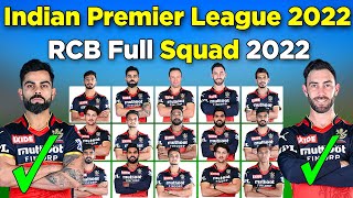 Ipl 2022  Royal Challengers Bangalore Squad  Rcb  Squad 2022