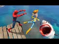 GTA 5 Spiderman vs Woody water ragdolls vol.1 (Euphoria physics | Toy Story)