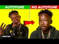 Genius interviews vs real songs 2020 autotune vs  no autotune