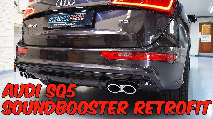 Audi SQ5 3.0TDI 313HP active exhaust sound system repair and test 