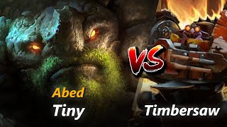 How to Tiny mid vs Timbersaw (feat. Abed) | First 10 minutes