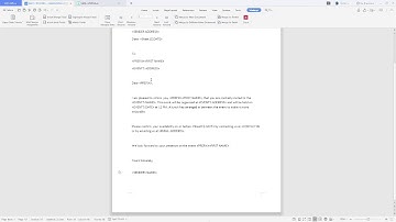 HOW TO MAIL MERGE USING WPS OFFICE!