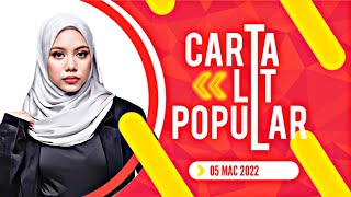 CARTA LIT POPULAR | 05 MAC 2022 | Carta Lagu Melayu Terkini