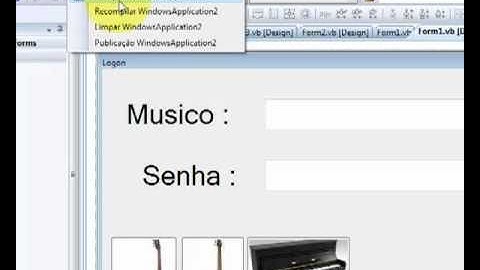Criando arquivo .exe do projeto visual basic