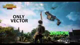 PUBG MOBILE CHICKEN DINNER WITH ONLY VECTOR ON SANHOK