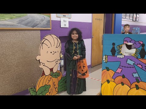 Halloween howl in McVey elementary school#fun with maiyra ki life vlog 86