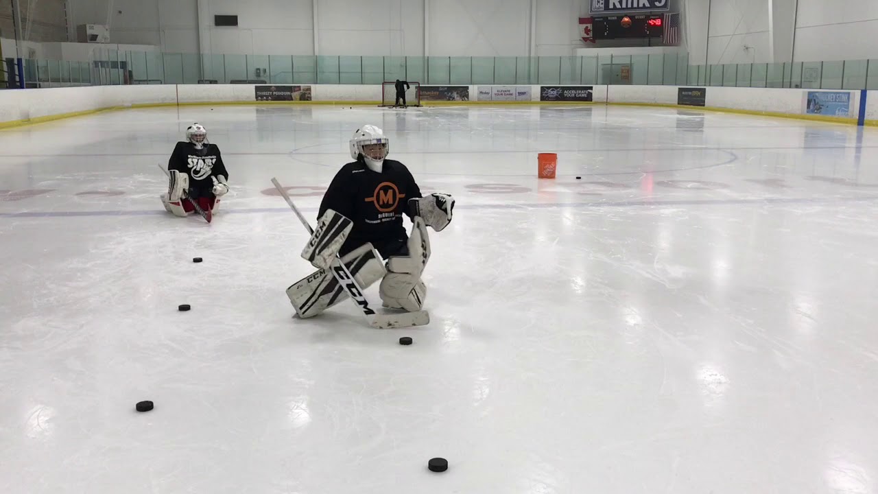 2018 McGuire Goaltending Goalie Skating Drill YouTube