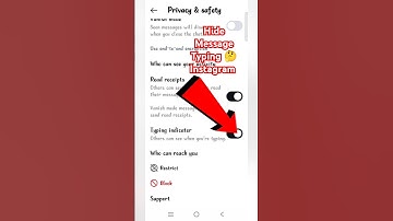 Hide Message Typing Instagram | How To Turn Off Typing Indicator On Instagram | #sorts #viral #tech