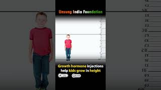 Growth hormone injections help kids grow in height @Unsungindiafoundation