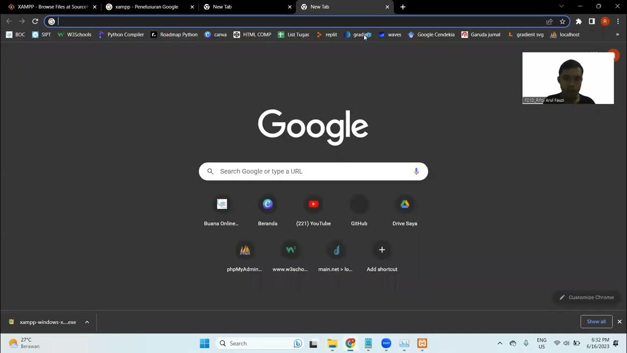 Cara instalasi xampp v 3 3 0 youtube