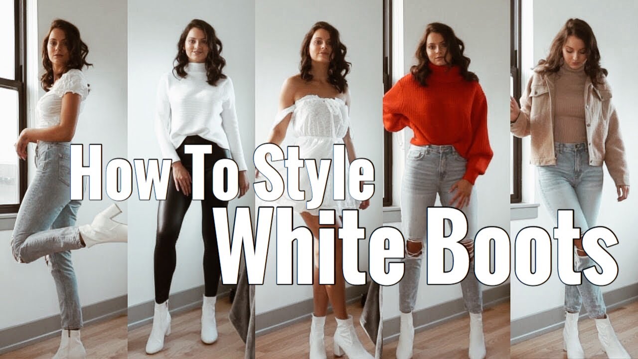 white boots fashion