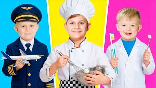 kids try real jobs day city professions kids