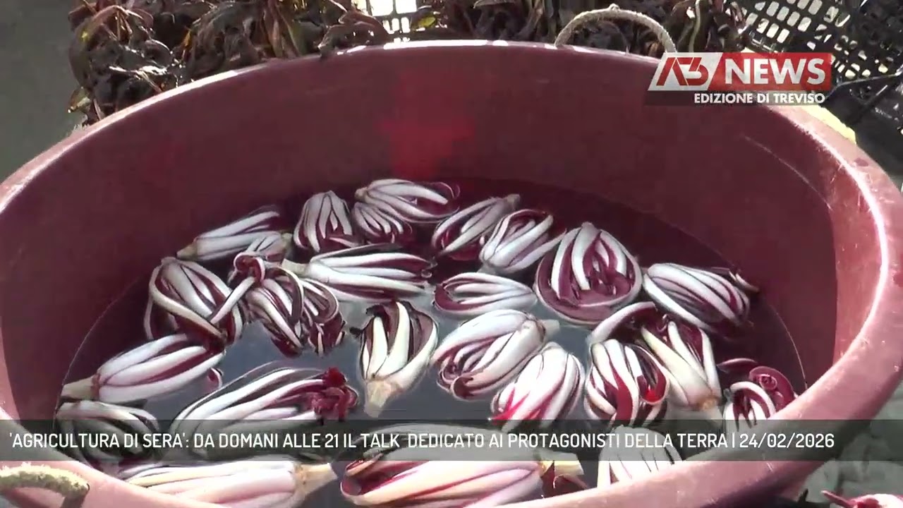 'AGRICULTURA DI SERA': DA DOMANI ALLE 21 IL TALK  DEDICATO AI PROTAGONISTI DELLA TERRA | 24/02/2026