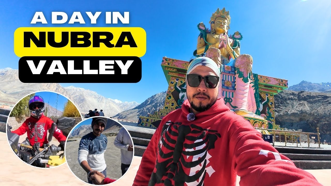 ( Ep-7 )Solo Ladakh 2025 l Exploring the Nubra valley & Diskit Monastery On Himalayan 450
