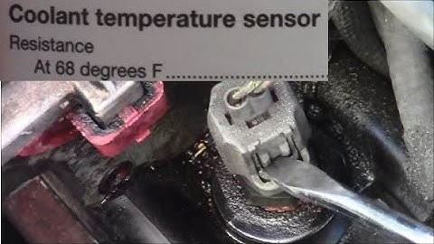 Engine Coolant Temperature Sensor on Ford Contour 4 Cylinder