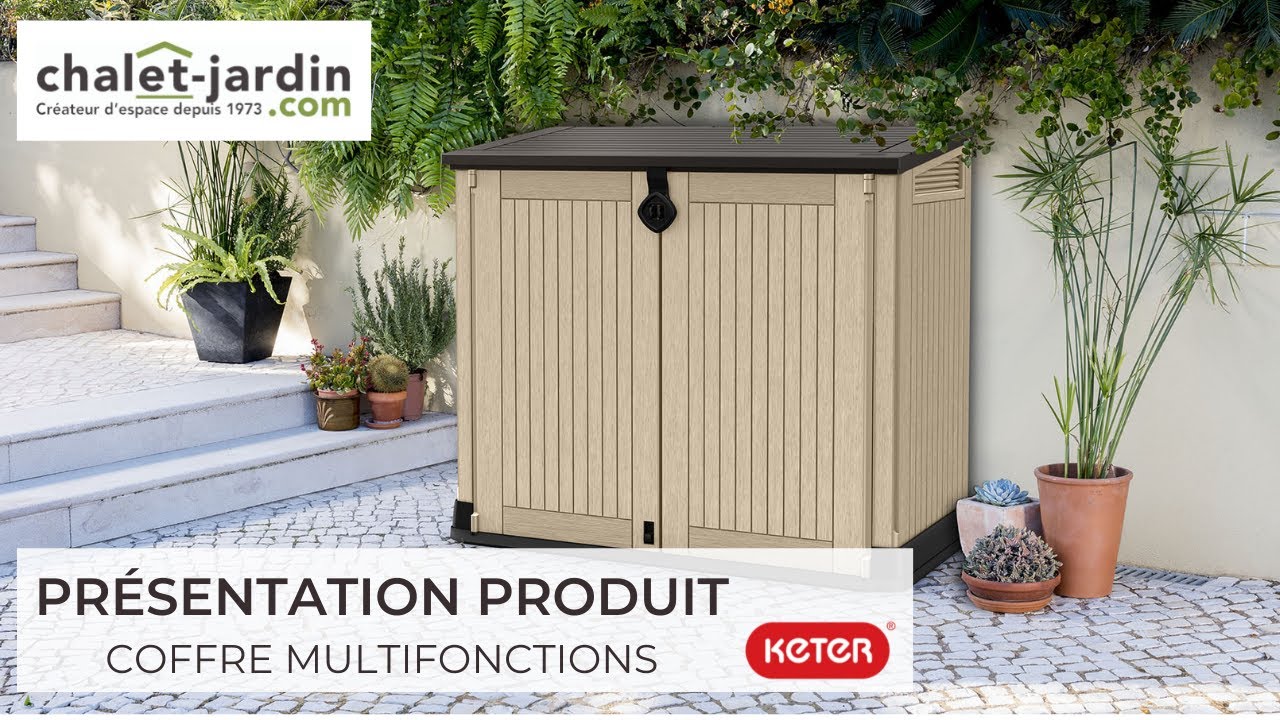 Coffre de jardin multifonction 1200L - KETER - Mr.Bricolage