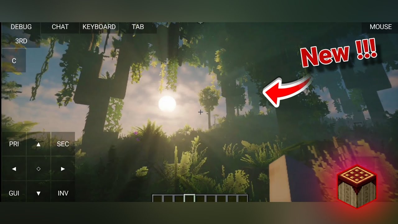 Minecraft x Shader kết xuất mới Pojavlauncher MobileGlues (OpenGL 4.0 ...