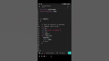 convert decimal number into octal || c++ progam || coding
