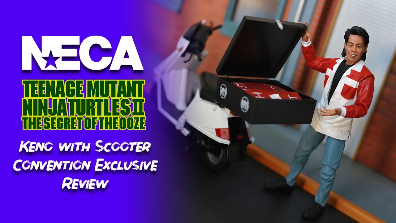 NECA TMNT: The Secret of the Ooze SDCC Exclusive Keno with Scooter