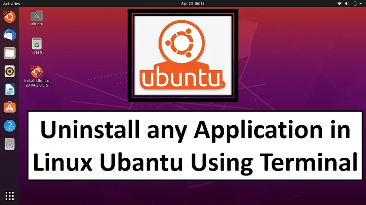 How to uninstall application in Linux Ubuntu | Remove Program | beginners guide