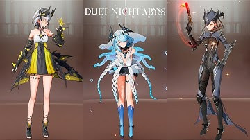 Duet Night Abyss - All Character Select Animations