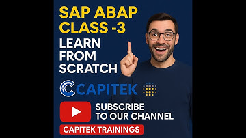 SAP ABAP-2025 Batch_1 - Class_3 - INTERNAL TABLES