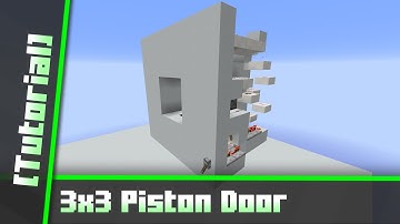 3x3 Flush Piston Door [Tutorial]