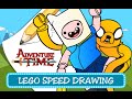 Speed Drawing - Coloring Pages / Disegni da Colorare - LEGO Dimensions Adventure Time - Finn &amp; Jake