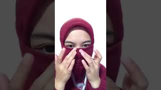 Tutorial || masker untuk hijab || masker saputangan