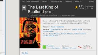 Naegs Speed Reviews: The Last King of Scotland @SDANaegleria