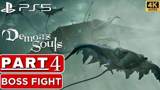 DEMON SOULS REMAKE Walkthrough Gameplay Part 4 BOSS FIGHT (60FPS PS5) No Commentary (FULL GAME)