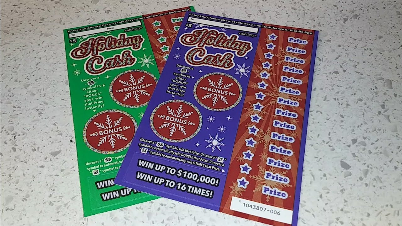 🎁How to Play CaLottery's Brand New 5.00 Holiday Cash Scratchers!🎄