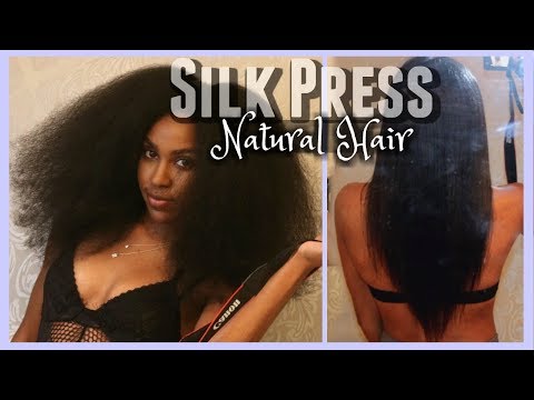 How MUCH Did My HAIR GROW?! | Salon Silk Press on 4B Natural Hair