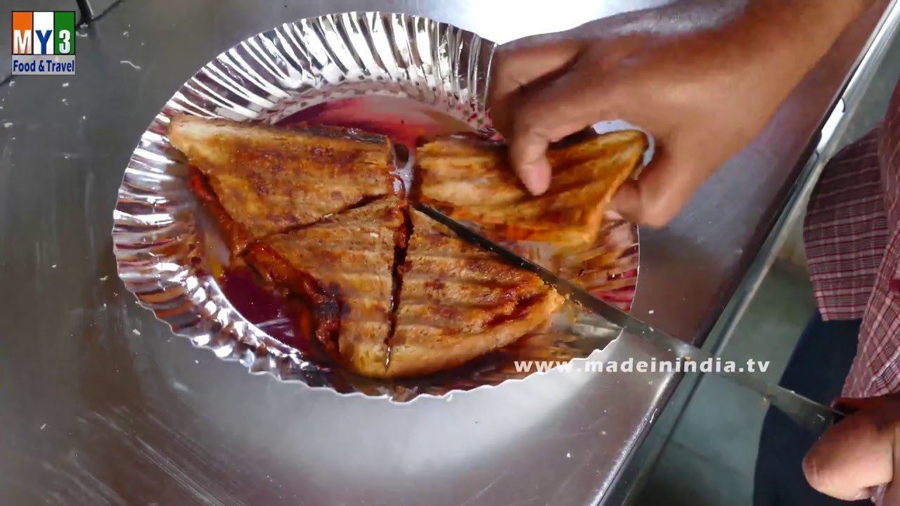 Best Veg. Cheese Grill Sandwich in India | Mumbai Street Food Recipe street food | STREET FOOD