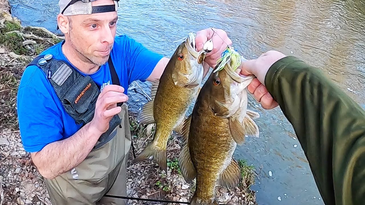 Smallmouth on Spinners YouTube