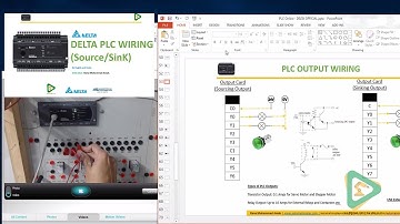 Delta PLC Lesson 3 - PLC Wiring Source/Sink & PNP/NPN Live (In Urdu / Hindi)